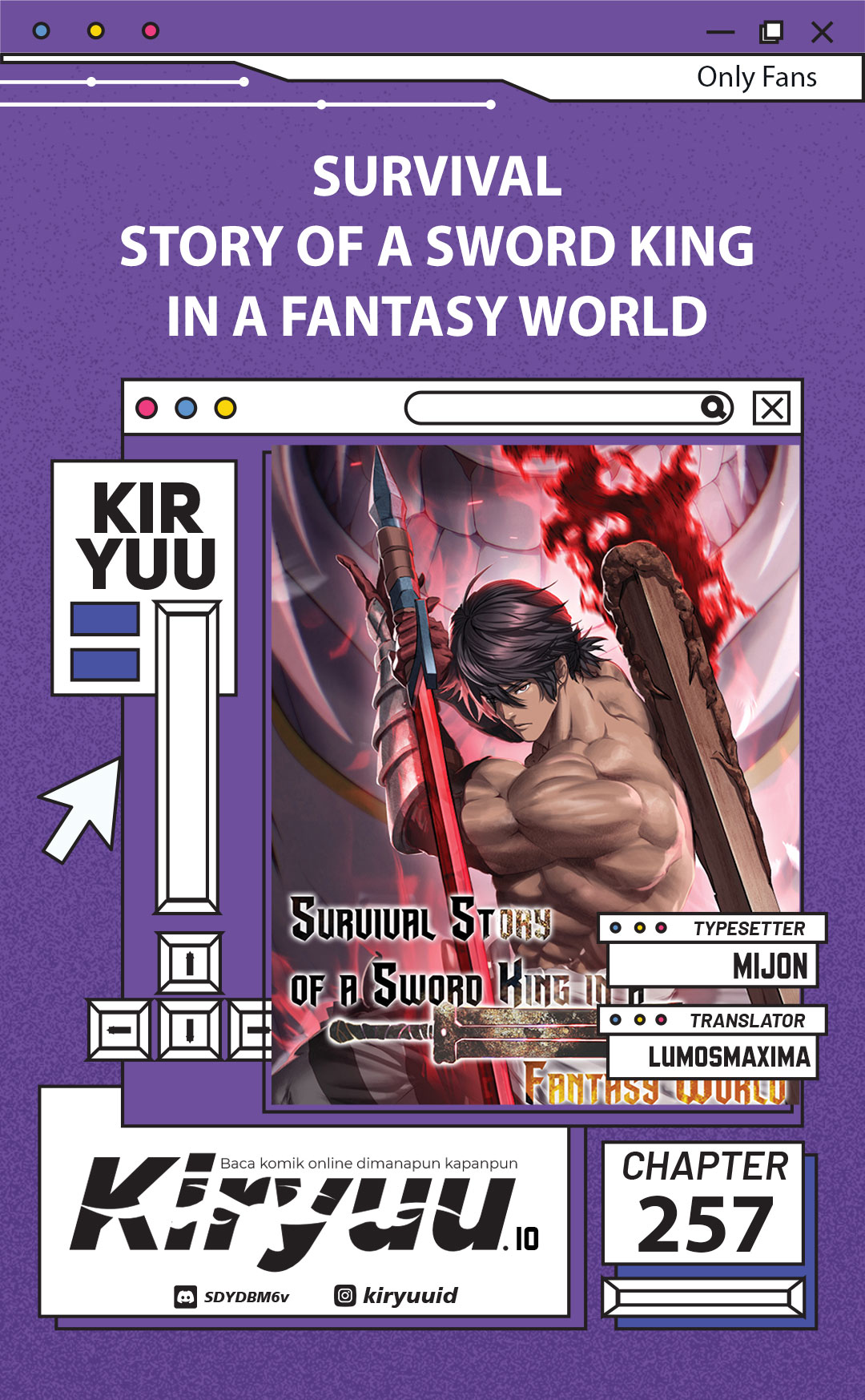 Otherworldly Sword King’s Survival Records Chapter 257 Bahasa Indonesia